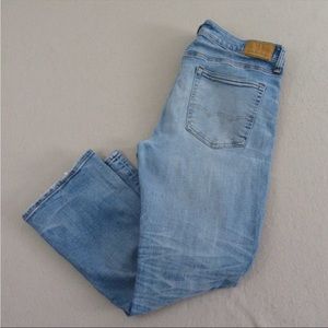 AMERICAN EAGLE Mens Jeans Denim Original Boot Bootcut Light Wash 29